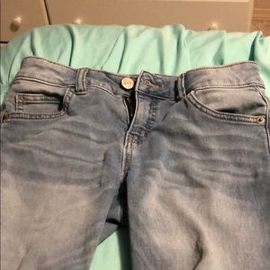 mid rise super skinny jeans